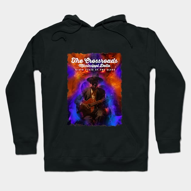 Delta Blues Hoodie by DavidLoblaw